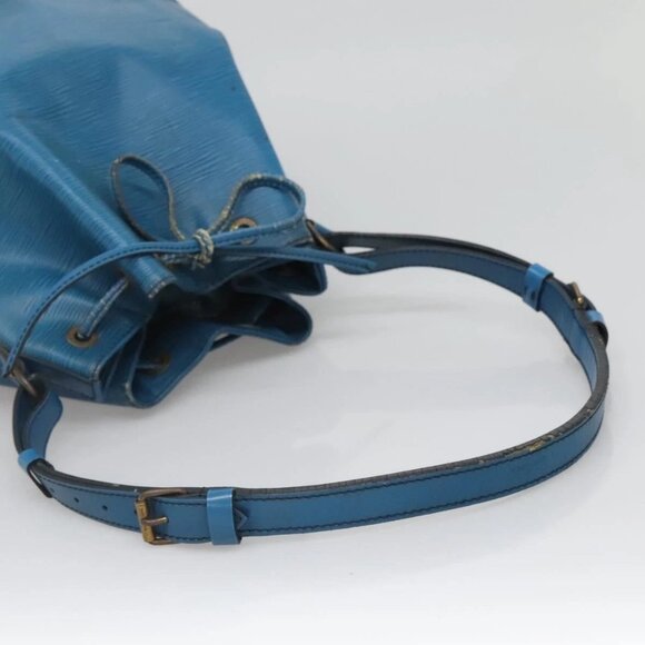 LOUIS VUITTON Epi Petit Noe Shoulder Bag Blue M44105 LV Auth 139956 - Picture 8 of 15